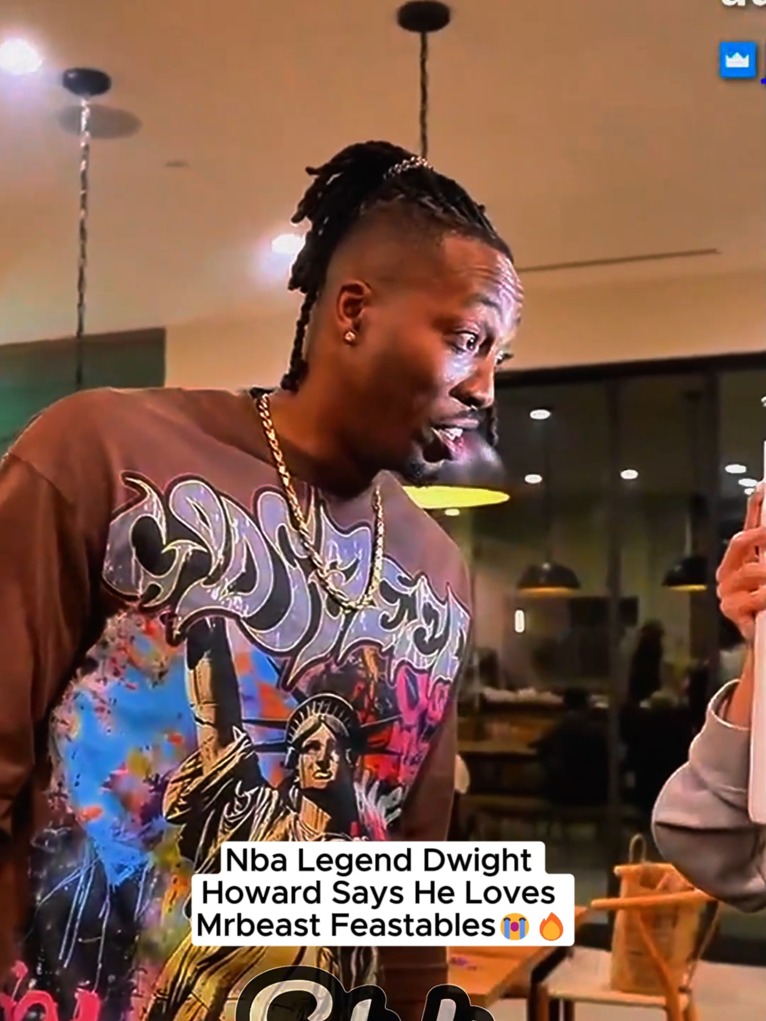 Nba Legend Dwight Howard Says He Loves Mrbeast Feastables😭🔥#mrbeast #dwighthoward #fyp #viral @mrbeast