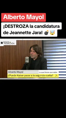 En una reciente entrevista, Alberto Mayol fue tajante: “La posibilidad de Jeannette Jara es prácticamente cero. Yo te diría que es cero.” Sus palabras golpean directo a la candidatura presidencial de la ministra comunista, dejando claro que no tendría opción ni siquiera en segunda vuelta. 💬 ¿Coincides con lo que dice Mayol o crees que Jara aún tiene alguna posibilidad? 🇨🇱 #jeannettejara #PoliticaChile #EleccionesChile2025 #AlbertoMayol #ChileDebates 