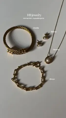 #hbjewelry #foryoupageofficiall #nontarnish #hypoallergenic #foryou 