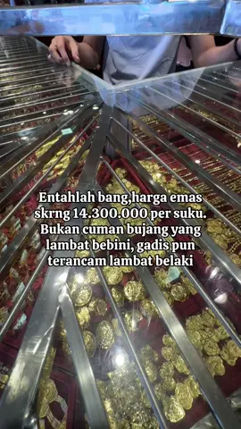 Berijolah kak jangan beladas terus ,makin hari hargo emas makin naik #fypシ゚ 