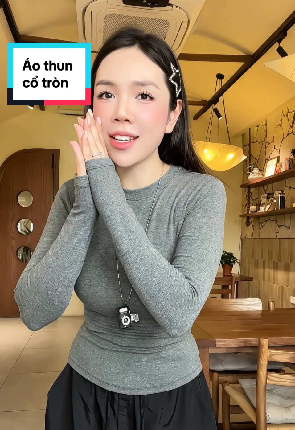 Áo thun cổ tròn đắt hơn cũng mua #trangchoichang25 #thoitrangnu #thoitrang #aothuncotron #aothunnudaitay 