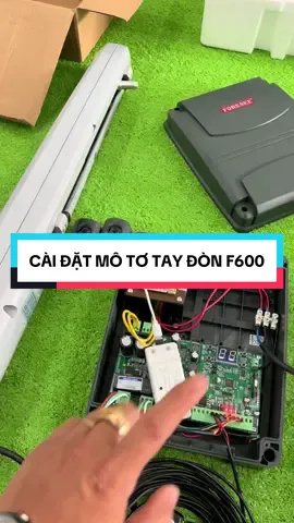 Cài đặt mô tơ tay đòn f600 #congtaydon #congtudong #minhtiencongtudong #cachcaidattaydon 