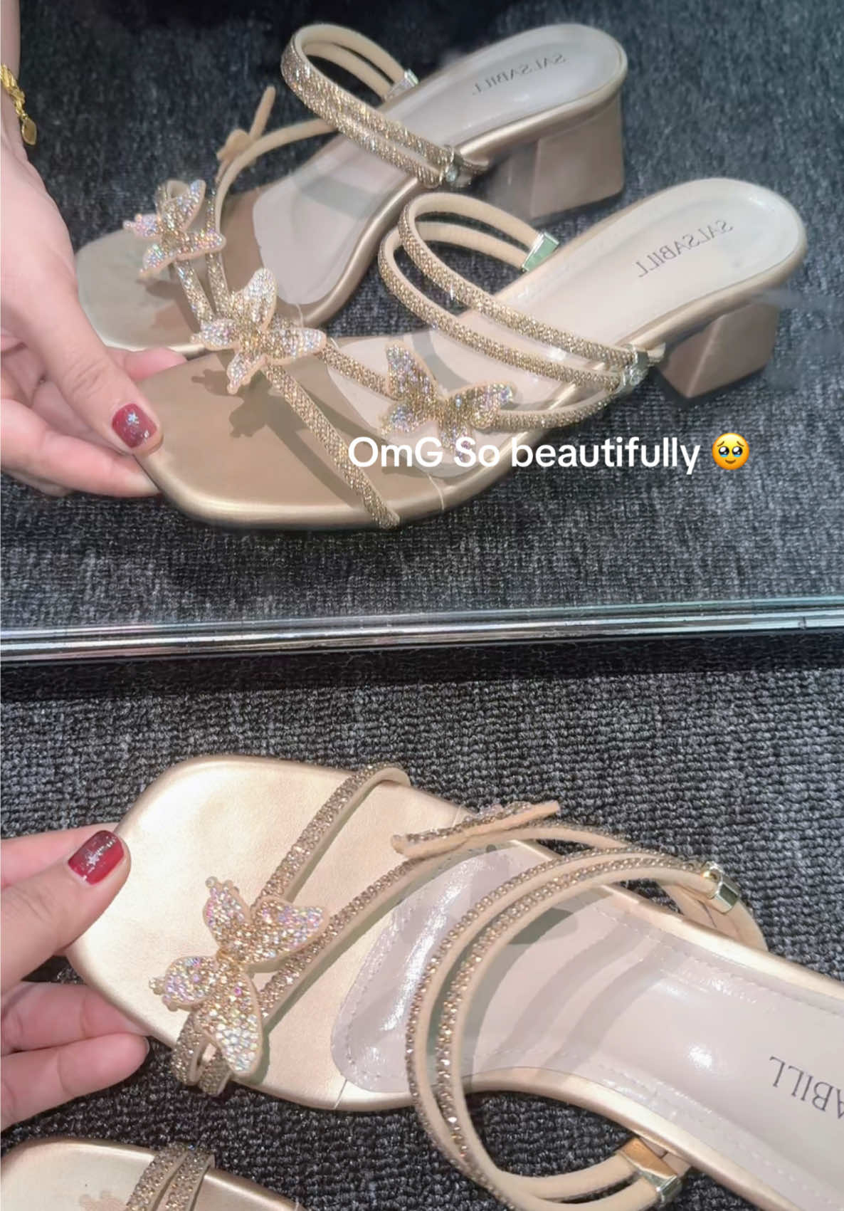 Plisss ini cantik dan mewah banget heelsnya padahal harganya terjangkau!!!😍#rekomendasiheels #heelswisuda #heelselegant #heelspesta #heelskupukupu 