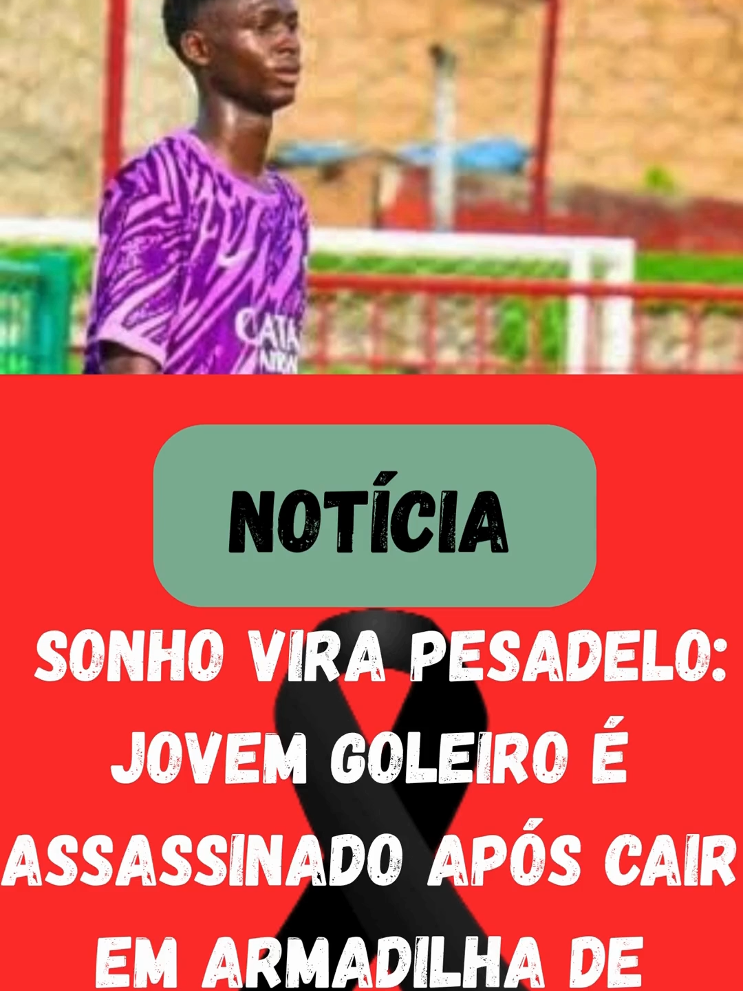 SONHO VIRA PESADELO Jovem goleiro é assassinado após cair em armadilha de falsos empresários    -   Sonho virou tragédia 💔 Jovem goleiro senegalês foi assassinado após cair em golpe de falsos agentes de futebol. A mãe ajudou financeiramente a viagem do filho, que acabou sequestrado ao chegar em Gana. Caso chocante mobiliza autoridades! ⚽😢 #futebol #golpe #senegal #gana #notícias