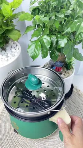Nồi lẩu điện mini đa năng! #noilaudienmini2tang #noilaudienmini 