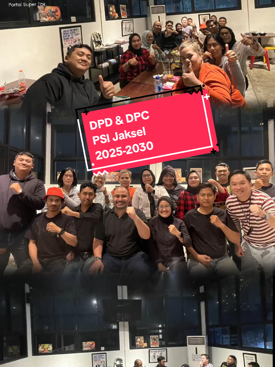 DPD & DPC Terpilih untuk PSI Jakarta Selatan periode 2025-2030 🐘🐘🌹🌹🐘🐘 #kaesang #jokowi #psijakarta #psijakartaselatan #fyp 