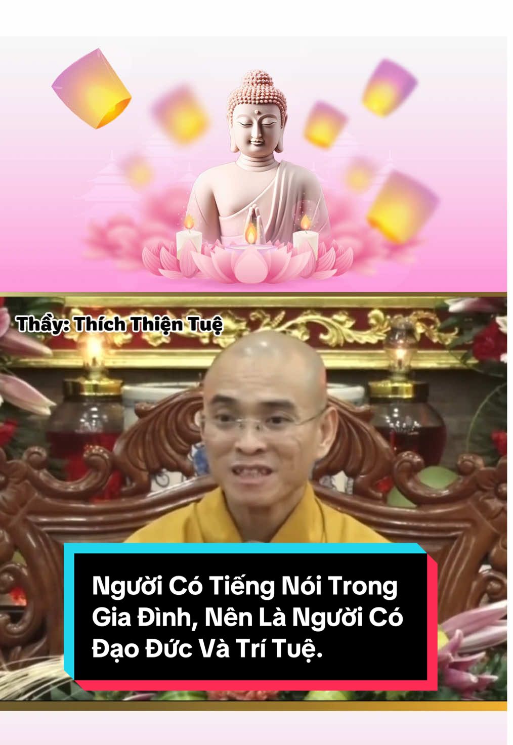 Người Có Tiếng Nói Trong Gia Đình, Nên Là Người Có Đạo Đức Và Trí Tuệ. #thienhoiloc #thichthientue #phatphapnhiemmau #chuyenphatgiao #phatphap 
