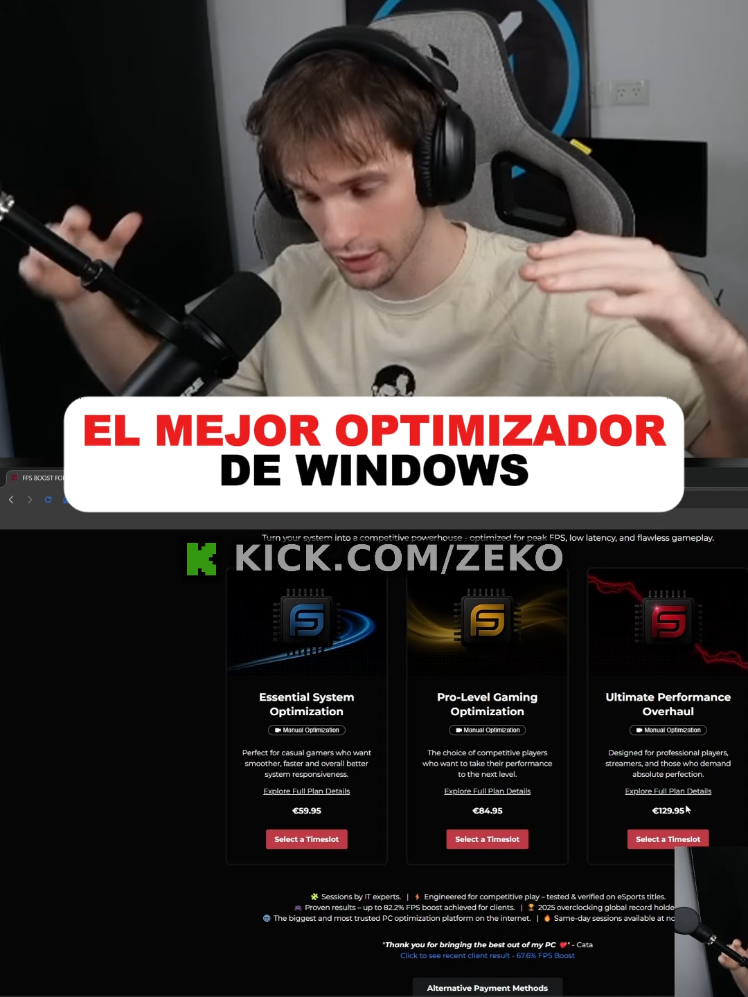 EL MEJOR OPTIMIZADOR DE WINDOWS #zeko #counterstrike #stream #fyppp #Argentina #paratii #viral #kick #streamer #argentina