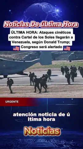 ÚLTIMA HORA: Donald Trump anuncia que ataques cinéticos en Caribe llegarán a Venezuela (contra Cartel de los Soles), Congreso será notificado#noticiasvenezuela #regimendemaduro #carteldelosoles #donaldtrump #ataque