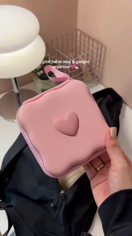 pov: your cords & gadgets are living their bes life, most organized life ✨💅🏻 #cordsorganizer #organizer #boxorganizer #organizerideas #pouch  FateFire Cute Cartoon Portable Storage Bag, Charger, Headphone, Data Cable Protection Storage Bag