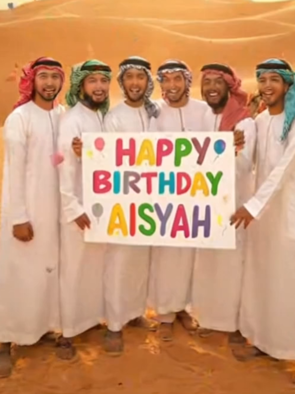 Happy Birthday Aisyah 🎂 🥳 Tag Aisyah ye 🤣🤣#sora #videoai 