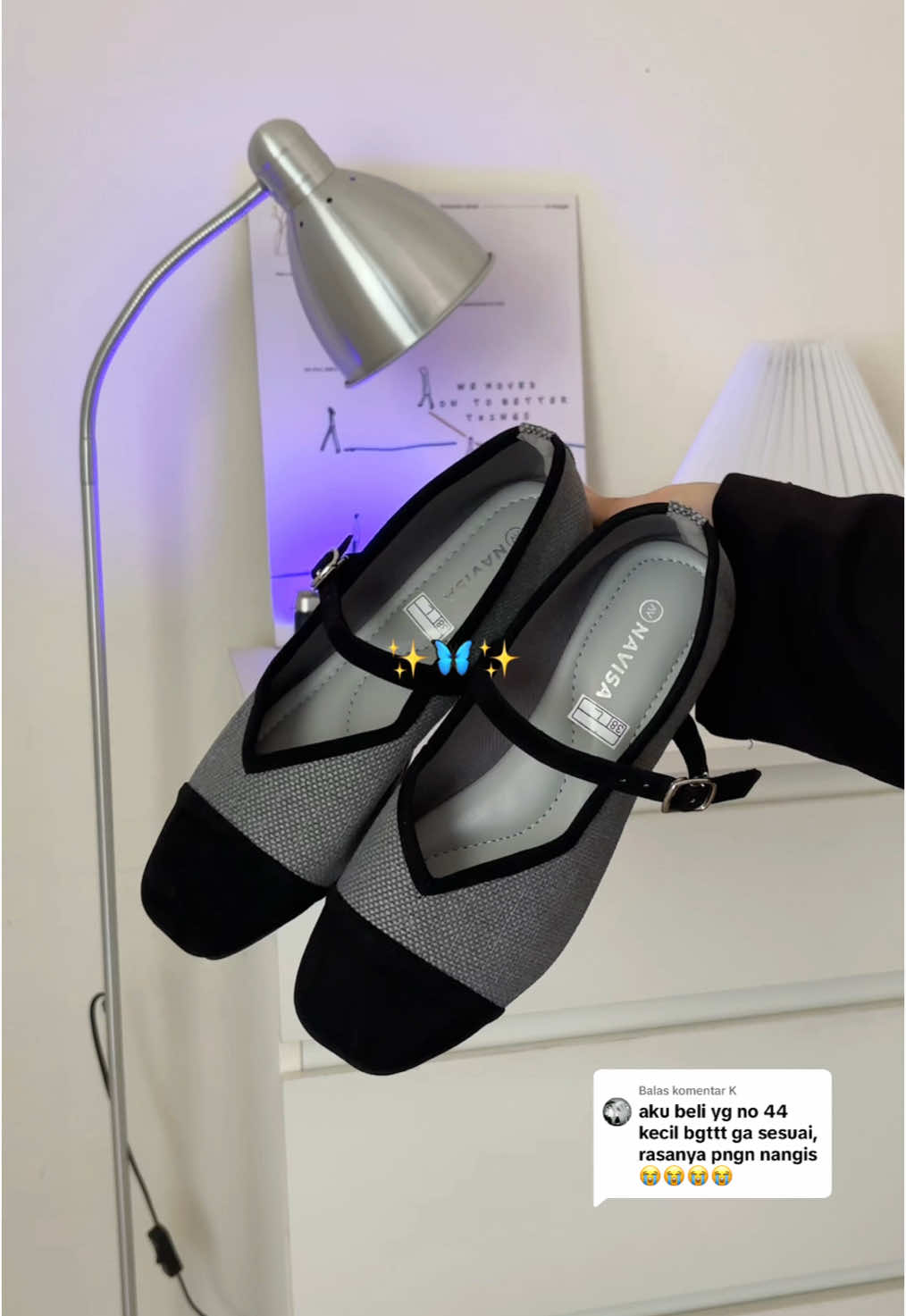 Membalas @K  Flatshoes lentur poool empuk lagi nyaman buat dipake seharian ✅✅ @NAVISA BASIC COLLECTION  #flatshoes #flatshoesmurah #flatshoescantikk #sepatukoreanstyle #sepatucasual 