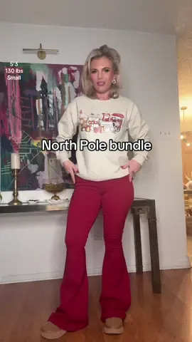 North Pole Bundles are the cutest Christmas surprise!!! @Willow Boutique #northpolebundle #fionaflares #christmasoutfit #christmas #christmasvibes 
