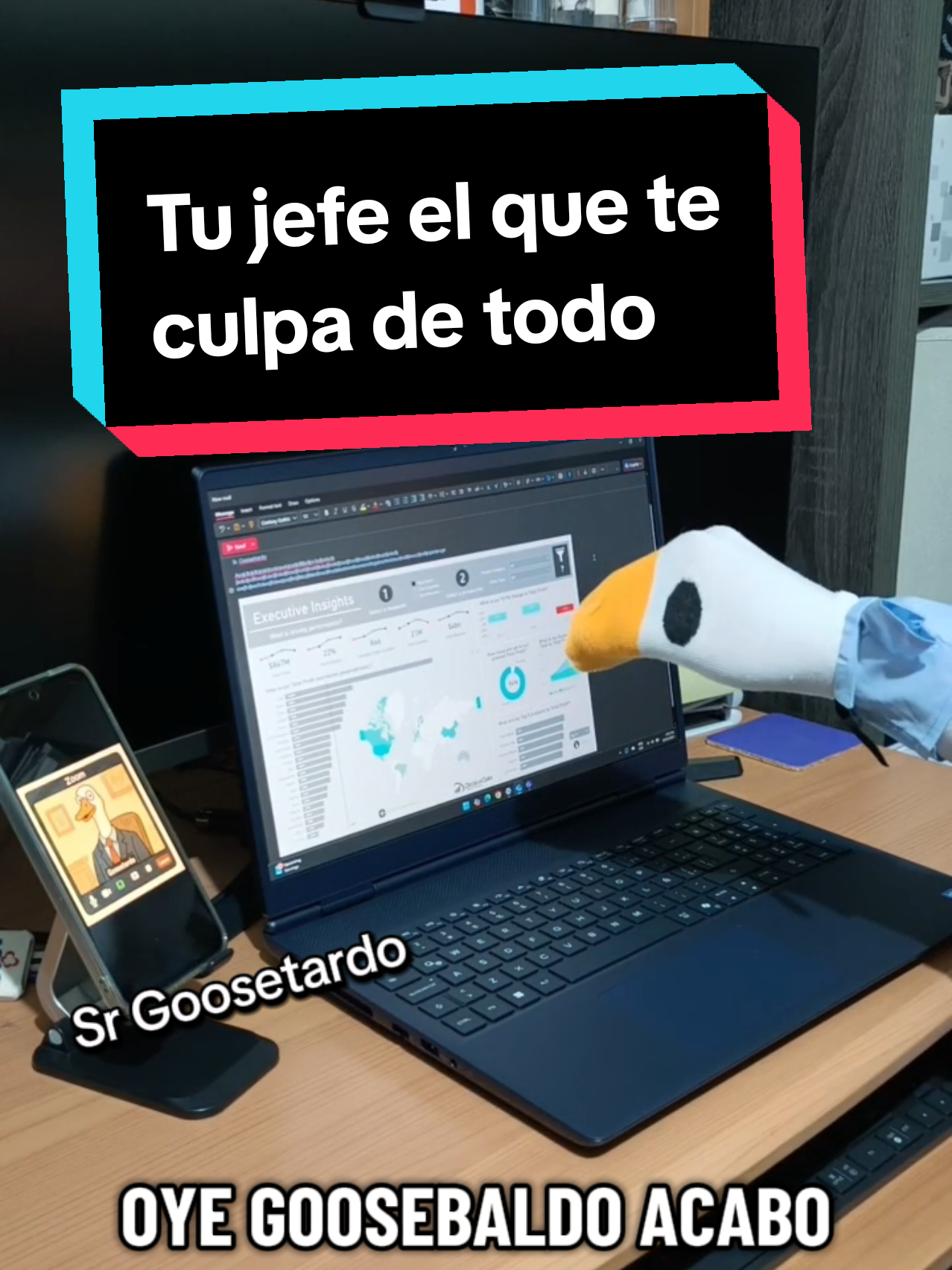 Tu jefe el que siempre te culpa de todo #supergoosebros #supergooseworld #goosebaldo #goosifer #goosilda 