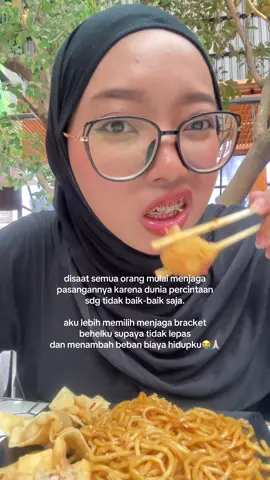 bracket ku lebih penting dibanding dunia percintaanku🙏🏻😌 semangat pejuang behel🙋🏼‍♀️ #braces #behel #audydental #behelstory #beheljourney 
