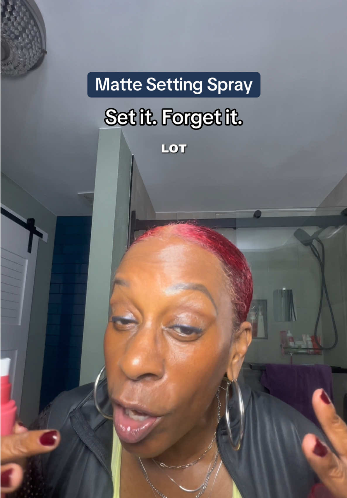 That flawless filter look—minus the filter. Tir Tir Matte Setting Spray = smooth, shine-free perfection. #creatorsearchinsights #settingspray #tirtir #mattemakeup  #tiktokshopcreatorpicks 