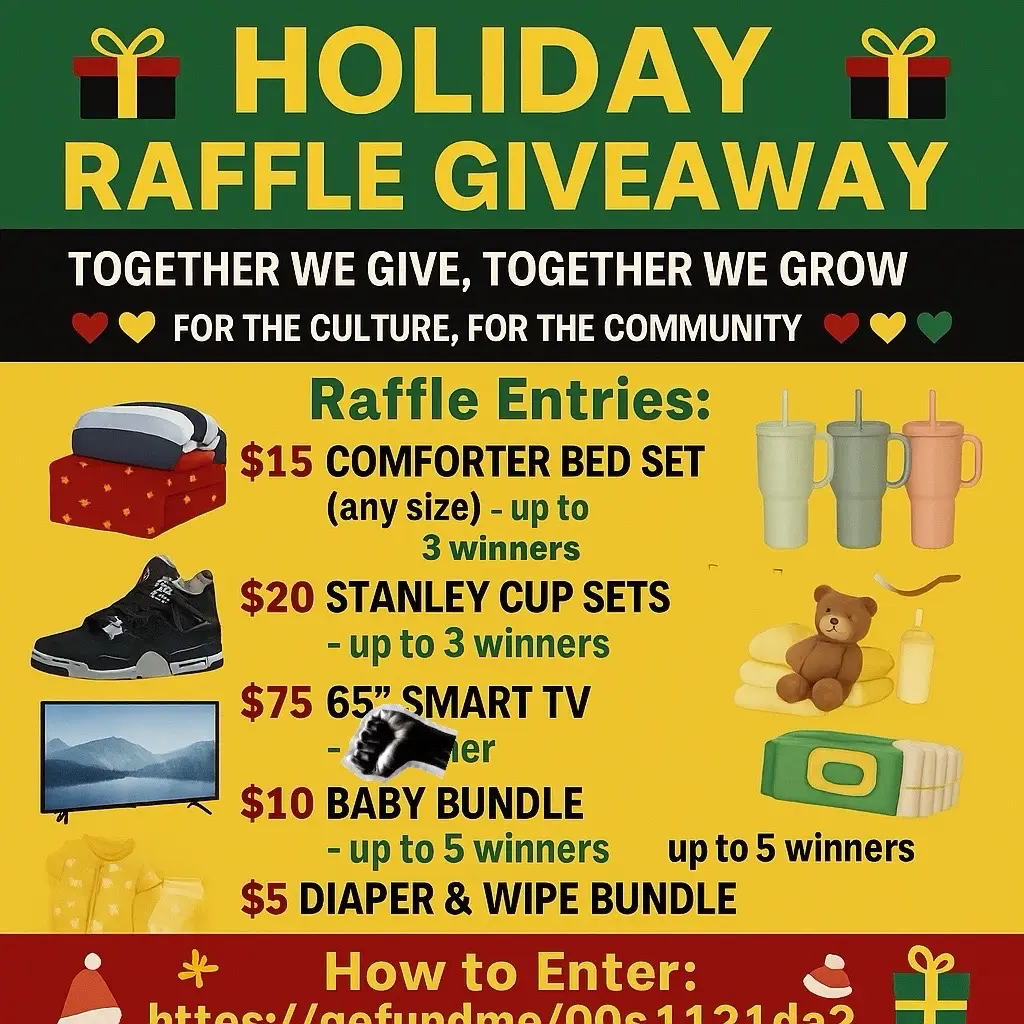 ✊🏾 Volunteers Needed! We’re calling on caring community members to help us bring holiday joy to Black families, single mothers, and children in need. Be part of something special — A Season of Us, a day filled with unity, love, and giving back! ⸻ 👐🏾 We Need Help With: 	•	🎁 Sorting & Distributing Toys and Clothes 	•	✂️ Assisting with Haircuts and Hairstyles 	•	🎨 Leading Kids’ Craft Stations (cards, ornaments, games) 	•	🎶 Helping with Music, Food, and Activities 	•	🧹 Set-Up and Clean-Up Teams 	•	🍫 Supporting Youth with the Chocolate Fundraiser ⸻ 💡 Why Volunteer? You’ll make a difference, connect with amazing people, and help create a joyful experience for families who need it most. This is about unity, pride, and service — showing what it means to give back for the culture and for the community. ⸻ 💬 How to Join 📲 Sign up or message us today! 💵 Donations also welcome: https://gofund.me/00c121da2 📍 Event: Rochester, NY — December 21st 🕒 Time: To be announced #foryoypage #foryour #viral #forthecommunity 