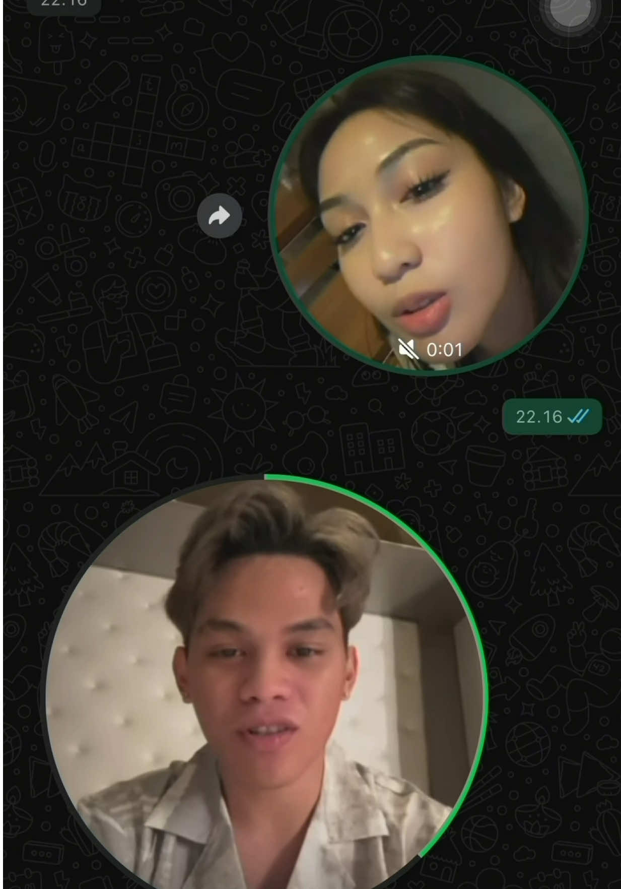 isi chat pasutri LDR😗