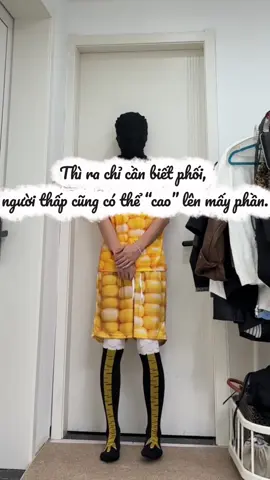 Biết phối rồi, chiều cao chỉ là con số thôi 😉 #OOTD #oufitideas #myoutfit #moingaymotoutfit #phoidonam 