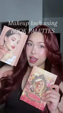 Creating this look using BOOK PALETTES, lezzzzgo🥰❤️ #fyp #bookpalette #makeuplook 