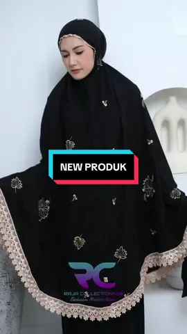 Warna hitamnya bikin look kamu makin classy dan berwibawa saat beribadah. Di padupadankan dengan bordiran yang membuat mukena semakin mewah. Bahannya Rayon premium kahatex di jamin adem, halus dan lembut teksturnya, ringan juga bahannya#ramadhan2026 #rekomendasimukena #mukenmewah #mukenamurah #fypシ゚ 