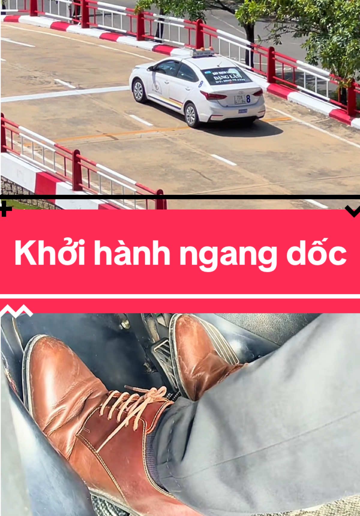 Cách khởi hành ngang dốc dễ thực hiện #daylaixe #meothilaixe #thilaixe #hoclaixe #khoihanhngangdoc 