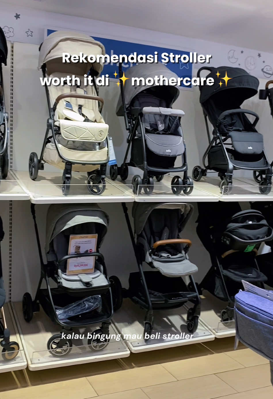 Rekomendasi stroller untuk ibu ibu yang bawaannya superr banyaakk dan suka travelling✨ #stroller #strollerbayi #kebutuhanbayi #kebutuhanibudanbayi #mothercare #fyp 