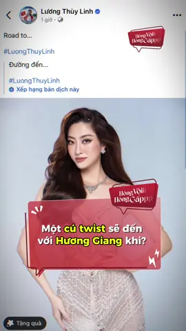 Miss gì thì ai cũng hiểu rồi đó #hongvoihonggap #luongthuylinh #huonggiang #missuniverse #missuniversevietnam 