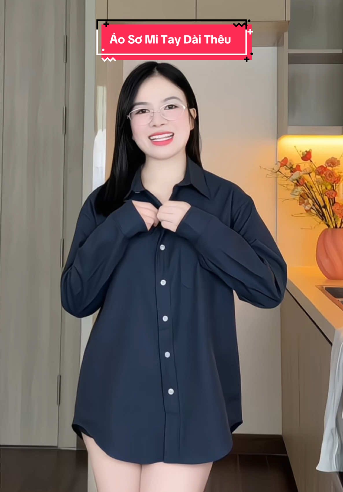 Áo Sơ Mi Tay Dài Thêu 