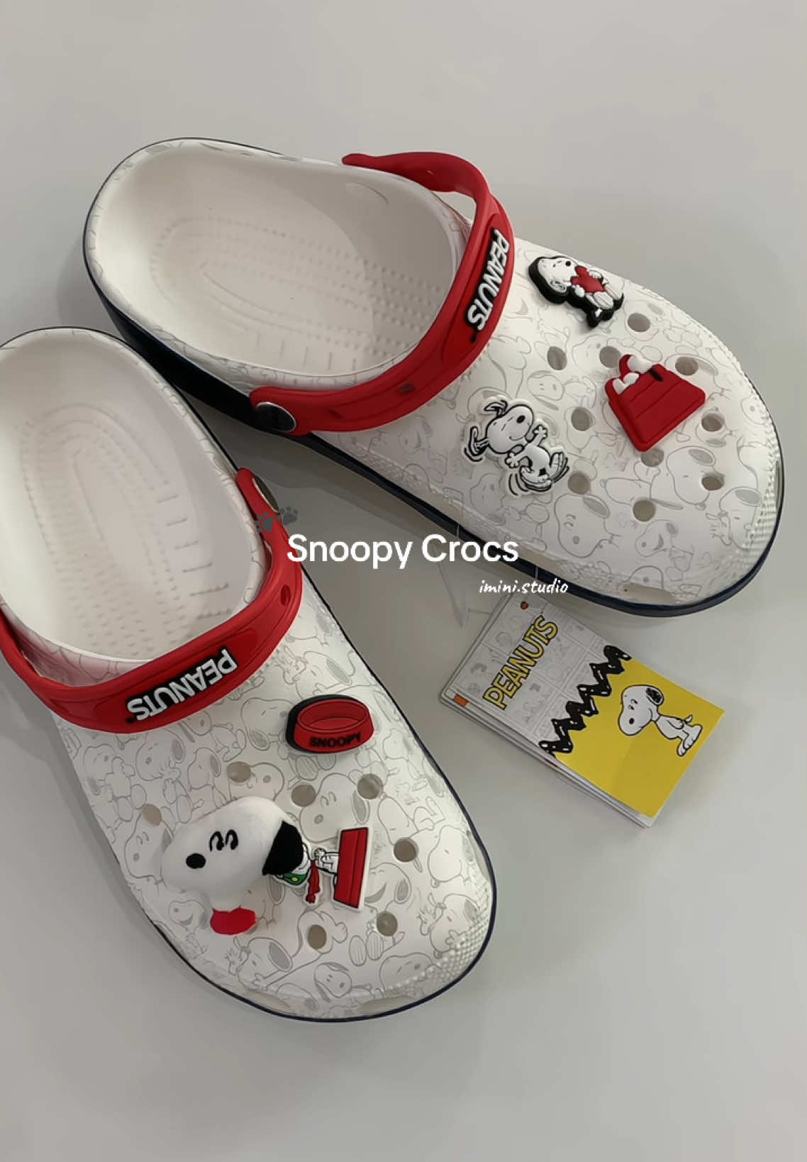 order now IG:imini.studio #fyp #iministudio #crocs #snoopy #peanuts 