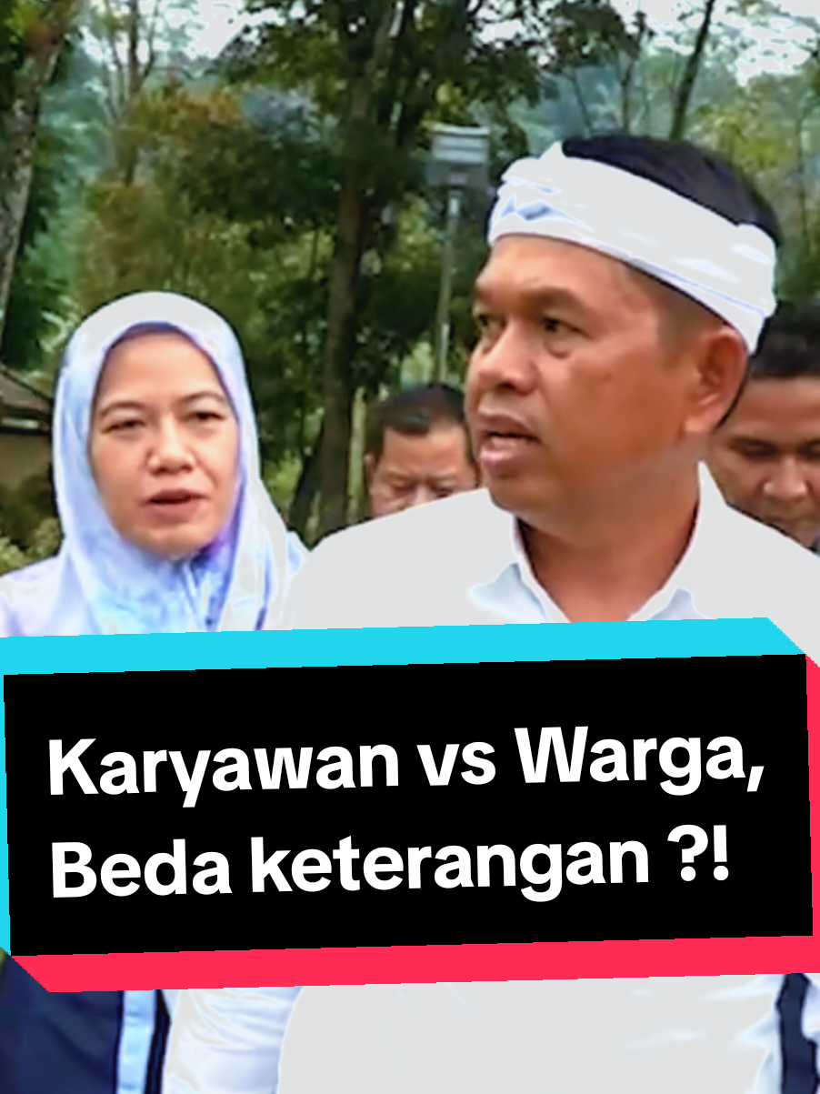 Keterangan warga dengan karyawan perusahaan adanya perbedaan, kang dedi mulyadi sidak di perusahaan air minum mineral. sc. : dedimulyadiofficial tiktok #dedimulyadi #kangdedimulyadi #aqua #airmineral #warga 