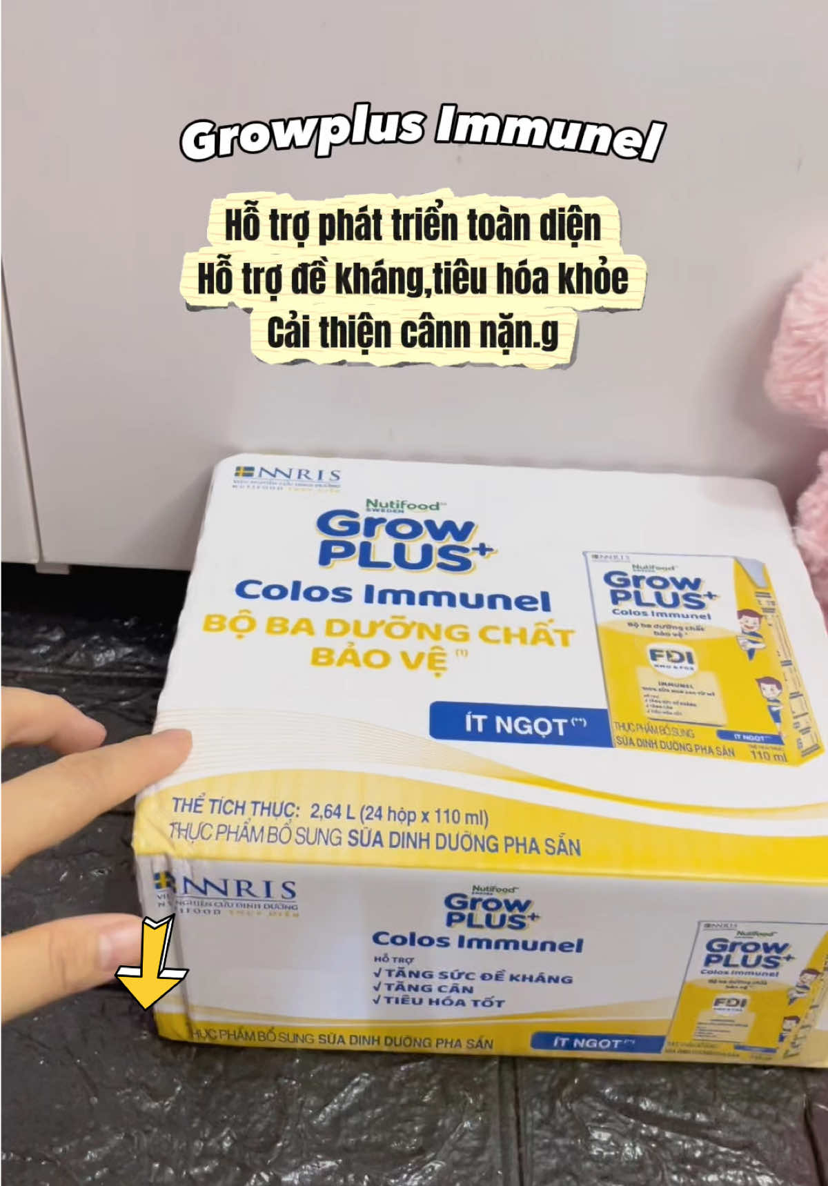 Growplus Vàng Immunel Thùng 24 giá hời tại video ba mẹ tham khảo nhé #sữa #growplussuanonimmunel #phattrientoandien #tangsucdekhang #hotrotieuhoa 