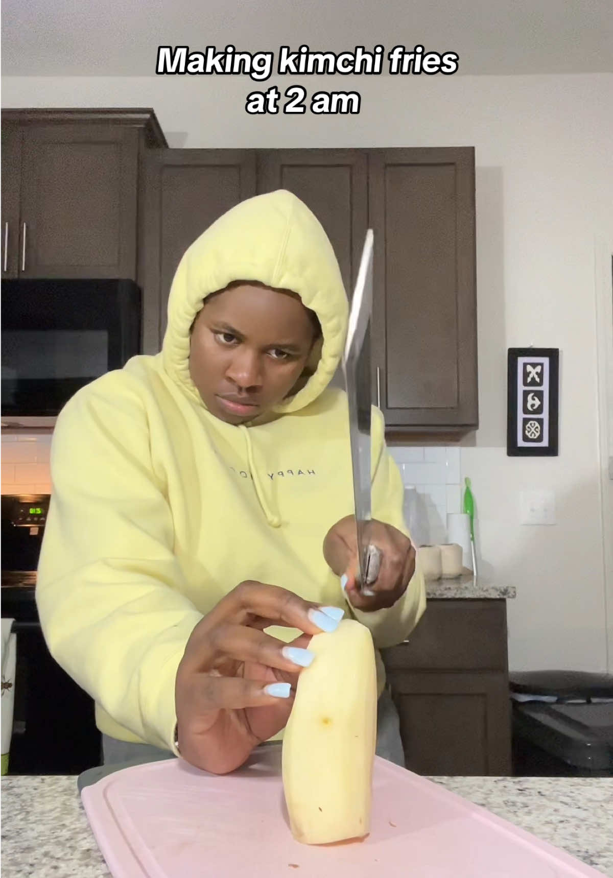 Homemade fries at 2 am 🤤#onthisday 