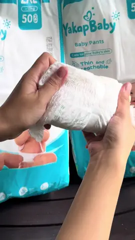 Yakap baby diaper thin and breathable Baby pants and tape 50pcs per pack #diapers #diaperreview #momsmusthave 