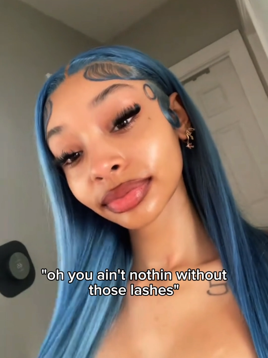 oh you ain't nothing without #CapCut #trend #lashes #style #selfie 