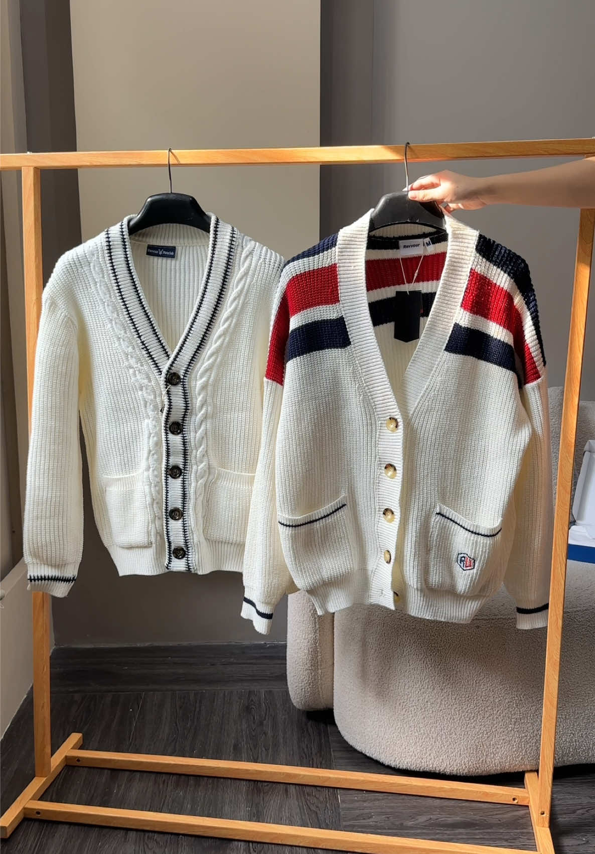 Áo ấm #revvour #aolen #cardigan #jacket #aokhoac 