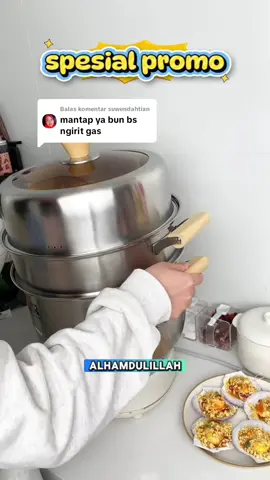 Membalas @suwendahtian  Promo panci kukus murah bahan stainless tebal #pancikukus #pancikukusmurah #pancikukusserbaguna 