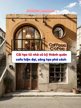 Cải tạo từ nhà cũ kỹ thành quán cafe hiện đại, sáng tạo phá cách#thietkequancafe #thicongnoithatquan #quancafedep #xuhuong #caitao 