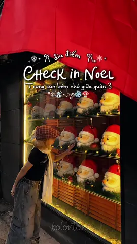 Điểm check in Noel trong con hẻm quận 3 🥰 #bolonton #apcafe #ap #quan3 #apcoffee #noel #giangsinh 