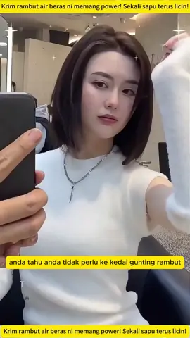 Jika rambut anda keriting, gunakan susu protein rambut! Jangan gunakan terlalu banyak, saya takut anda tidak perlu menghidupkan lampu pada waktu malam kerana rambut anda akan berkilat.