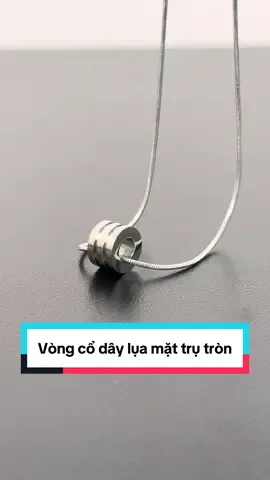Dây chuyền Vòng cổ sợi mảnh dây lụa nhỏ mặt trụ tròn, đơn giản cá tính 👆 #daychuyen #vongco #thoitrang #unisex #ogicistore 