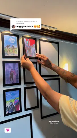 Replying to @Ana Mae Manto sobraaaa✨ #magneticwallframe #magneticdisplayframe #selfadhesiveframe #pictureframe #wallframe 