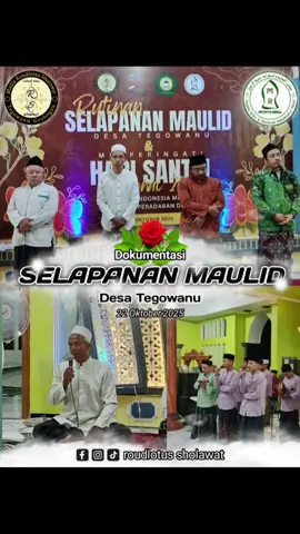 selapanan jama'ah maulid Tegowanu & peringatan hari santri nasional 2025