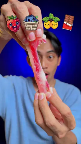 Makan Mochi sesuai emoji 🍓🫐🥭🍫 #funny #food #mukbang #asmr #makan 