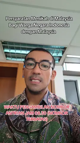 Persyaratan Menikah bagi WNI dan WN Malaysia di Malaysia 