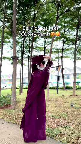 Beli 1 dapat 1 set outer+gamis😍🔥,yukk join live sekarang bunda😍#fyp #gamis #gamiskekinian #gamispremium #nellasstyle 