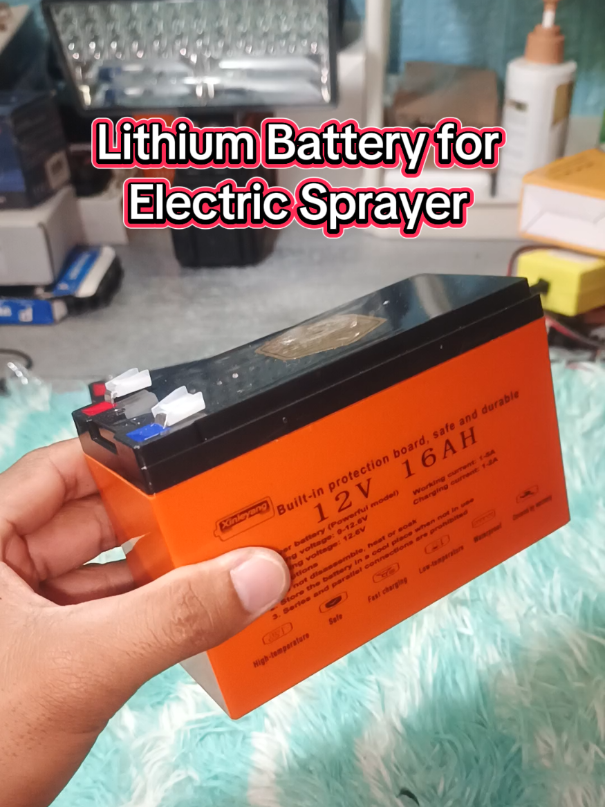 12v12AH Battery] Sprayer Battery Hindi Takot sa Ulan at Init Pangmaraming Brand ng Sprayer Battery for Sprayer Rechargeable Sprayer Battery Electric Sprayer Battery Lithium Battery for Electric Sprayer 12V 12AH 16AH(01) #lithiumbattery #lithiumbatteryforelectricsprayer #sprayerbattery #battery #foryourpage 
