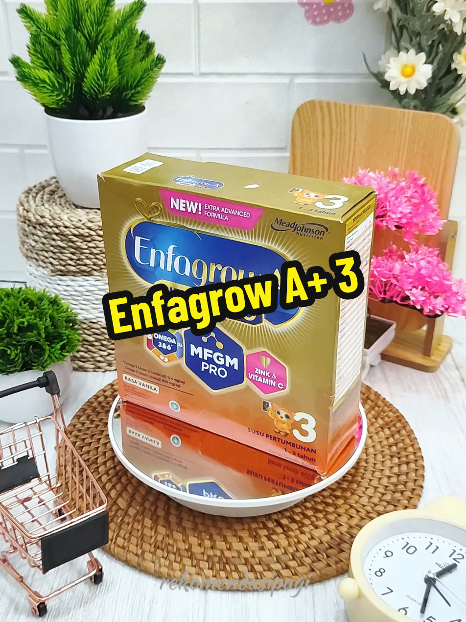 Enfagrow A+ 3, susu anak usia 1-3 tahun dengan MFGM Pro Formula untuk optimalkan pertumbuhan #susu #susuenfagrow #enfagrowaplus3 #enfagrow #modalkontendoang #gajiansale 