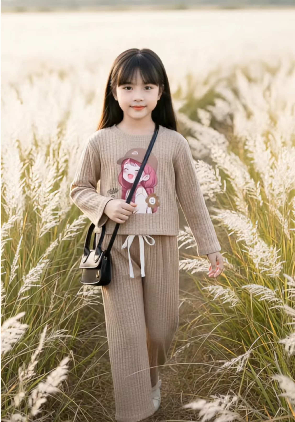 Bộ len tăm bé gái xinh lắm các mom ơi #thoitrangtreem #thoitrangchobe #bolentambegai #bolentamchobe #setbobegai 