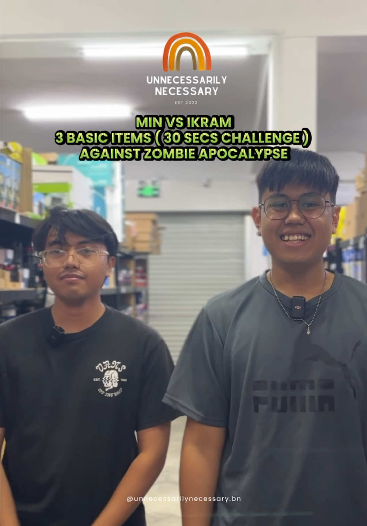 3 items for a zombie apocalypse 🧟‍♂️ But knowing us… they’re probably unnecessarily necessary. 😂 Who’s surviving and who’s just vibing?